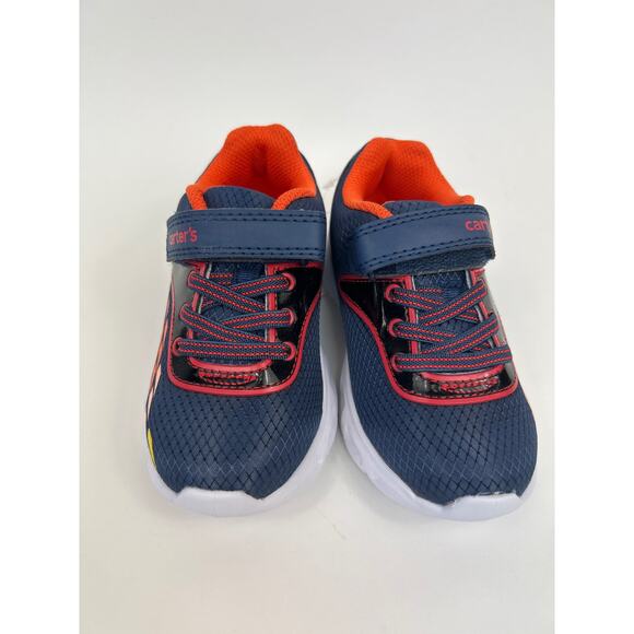 Carter's Atlas Navy Light Up Shoes Size 9 - Picture 2 of 4